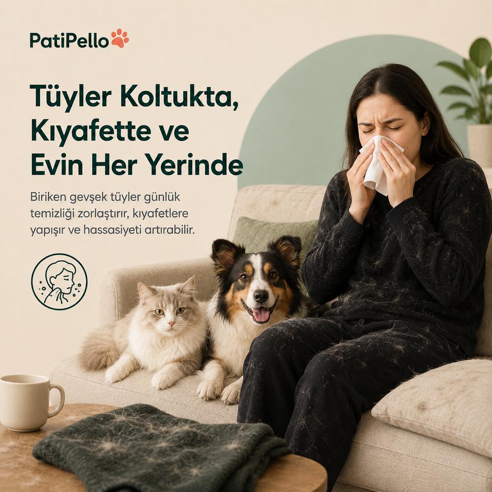 PatiPello TüyYakala Alt Tüy Tarağı